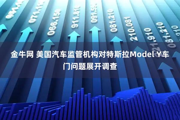 金牛网 美国汽车监管机构对特斯拉Model Y车门问题展开调查