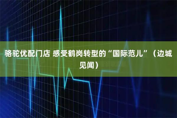 骆驼优配门店 感受鹤岗转型的“国际范儿”（边城见闻）