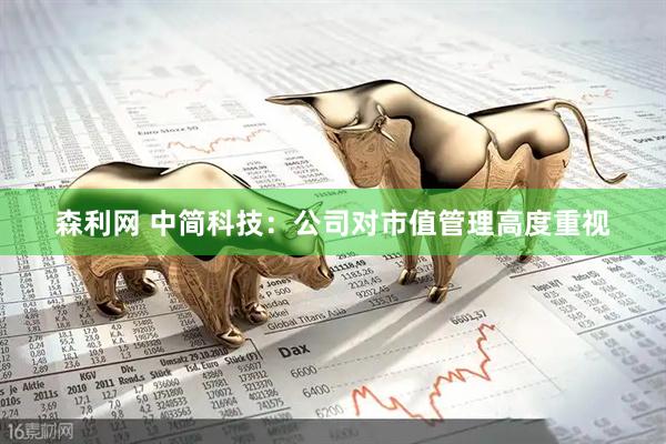 森利网 中简科技：公司对市值管理高度重视