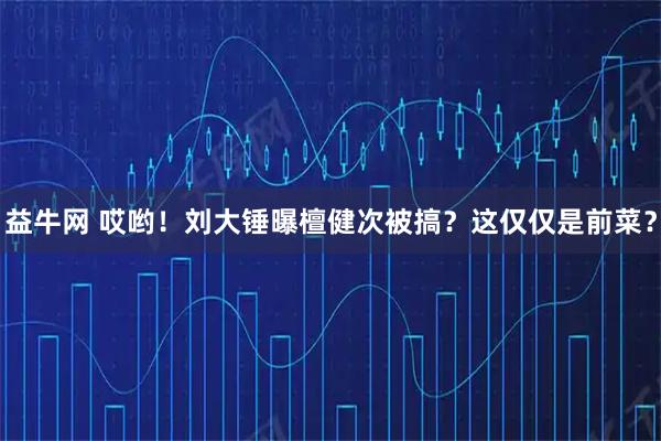 益牛网 哎哟！刘大锤曝檀健次被搞？这仅仅是前菜？